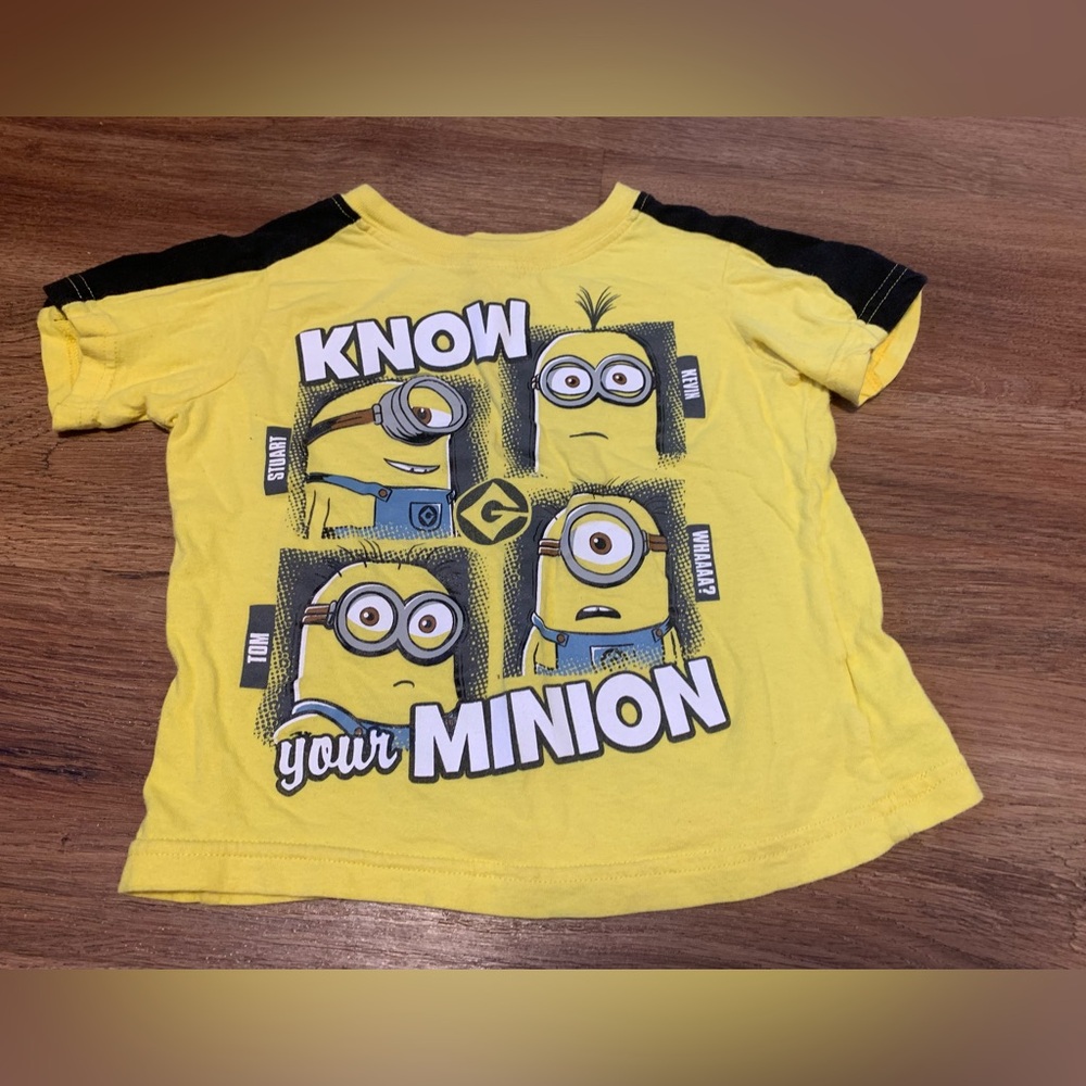 ME Makeover Essentials Yellow Minion Kids Tee